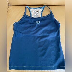 Women's Life is Good Blue Tank Top